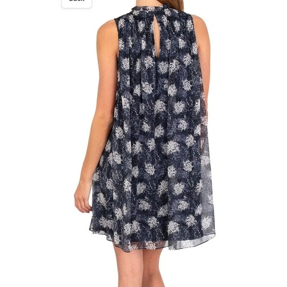 Joie Baltic Floral Print Sleeveless Mini Dress - Blue White - Size Medium NWOT - Picture 2 of 11